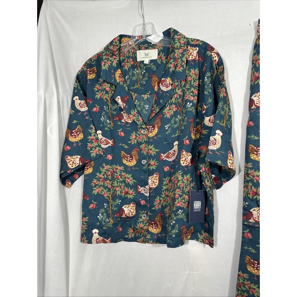 NWT $198 Printfresh‎ [ Small Tall ] Eco Satin Wildest Dreams Set Hen House T2164 - Picture 10 of 16